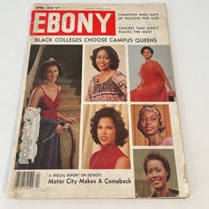 Ebony Magazine April 1978, Featuring Black Colleges Choose Campus Queens